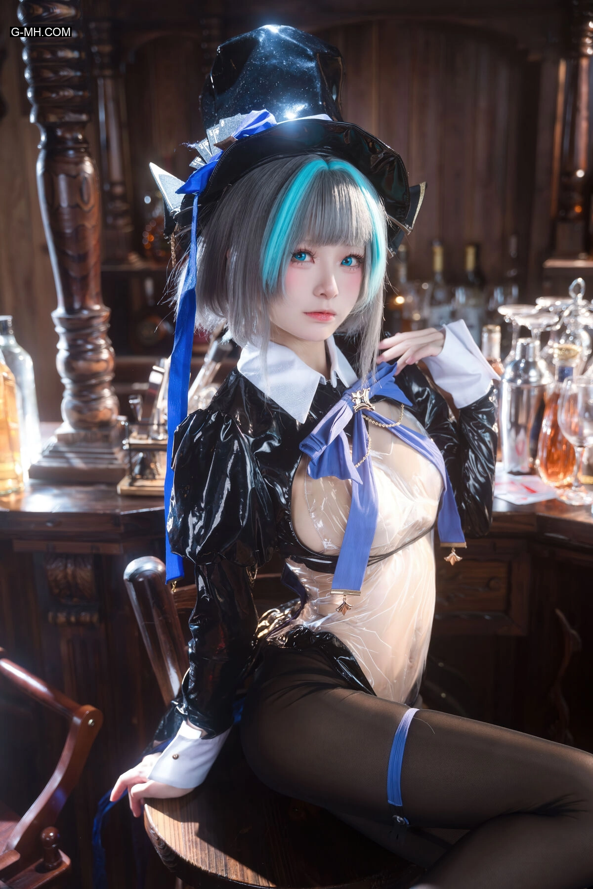 九柒喵 – 碧蓝航线 柴郡兔女郎 (59P) - 第 3 张高清写真大赏