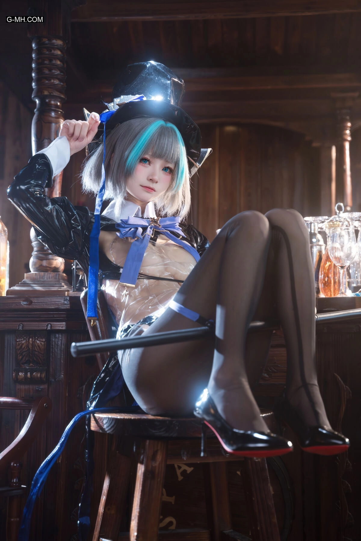 九柒喵 – 碧蓝航线 柴郡兔女郎 (59P) - 第 11 张高清写真大赏