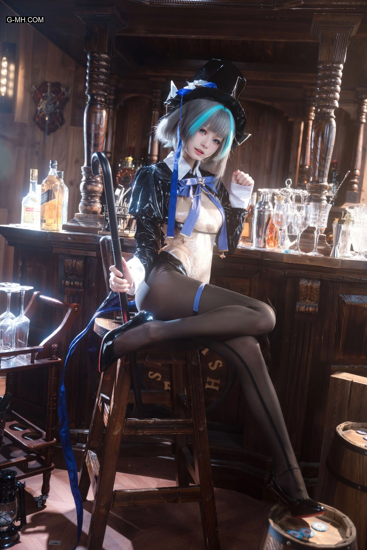 九柒喵 – 碧蓝航线 柴郡兔女郎 (59P) - 第 14 张高清写真大赏