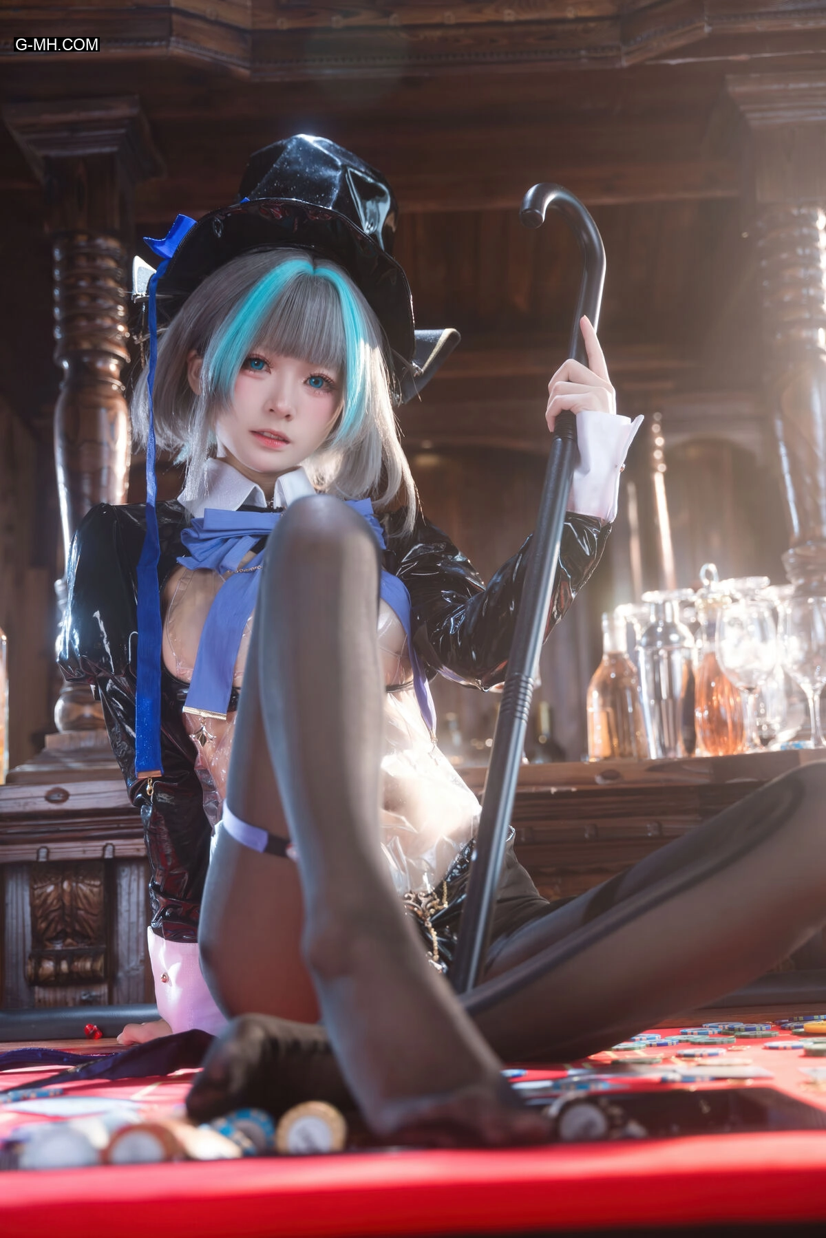 九柒喵 – 碧蓝航线 柴郡兔女郎 (59P) - 第 23 张高清写真大赏
