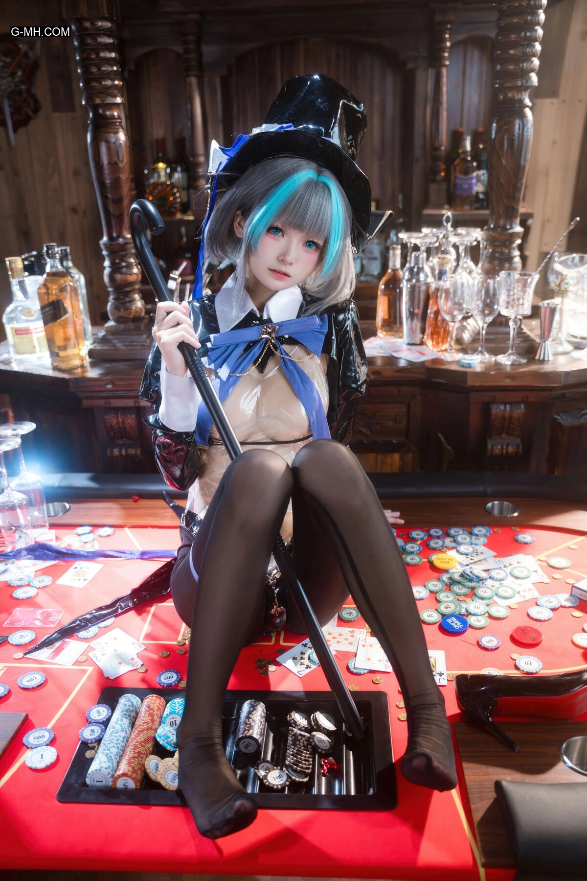 九柒喵 – 碧蓝航线 柴郡兔女郎 (59P) - 第 25 张高清写真大赏