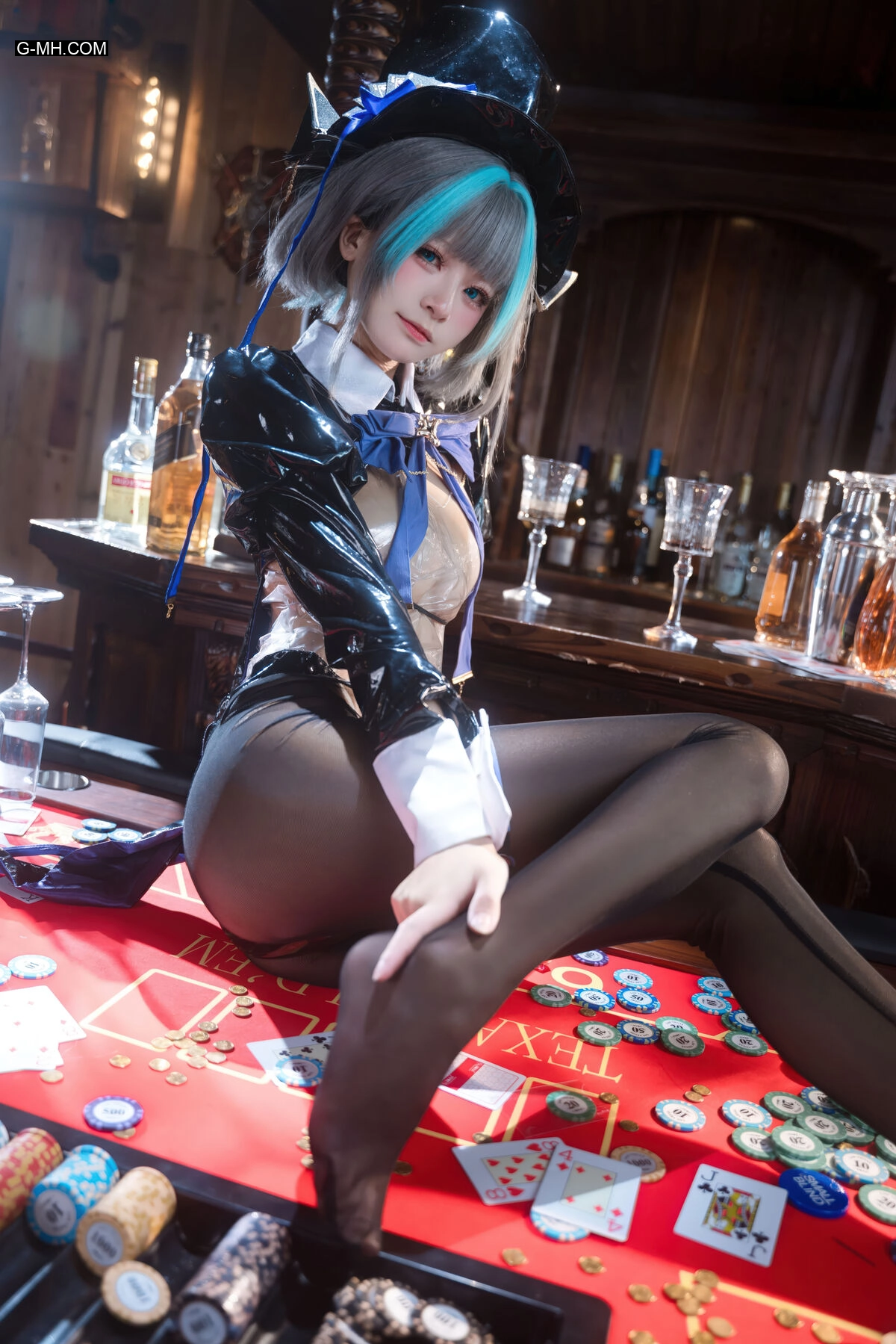 九柒喵 – 碧蓝航线 柴郡兔女郎 (59P) - 第 28 张高清写真大赏