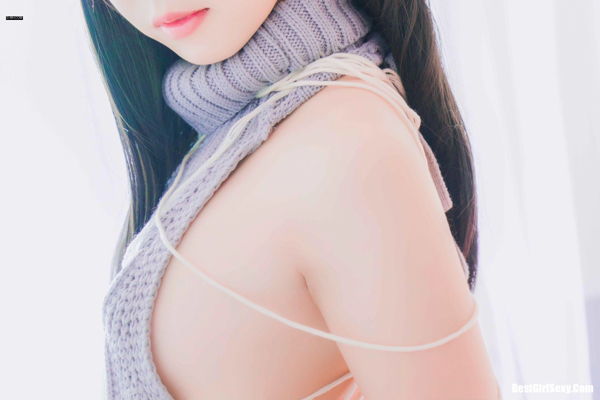 面饼仙儿 NO.006 Halter sweater - 第 5 张高清写真大赏
