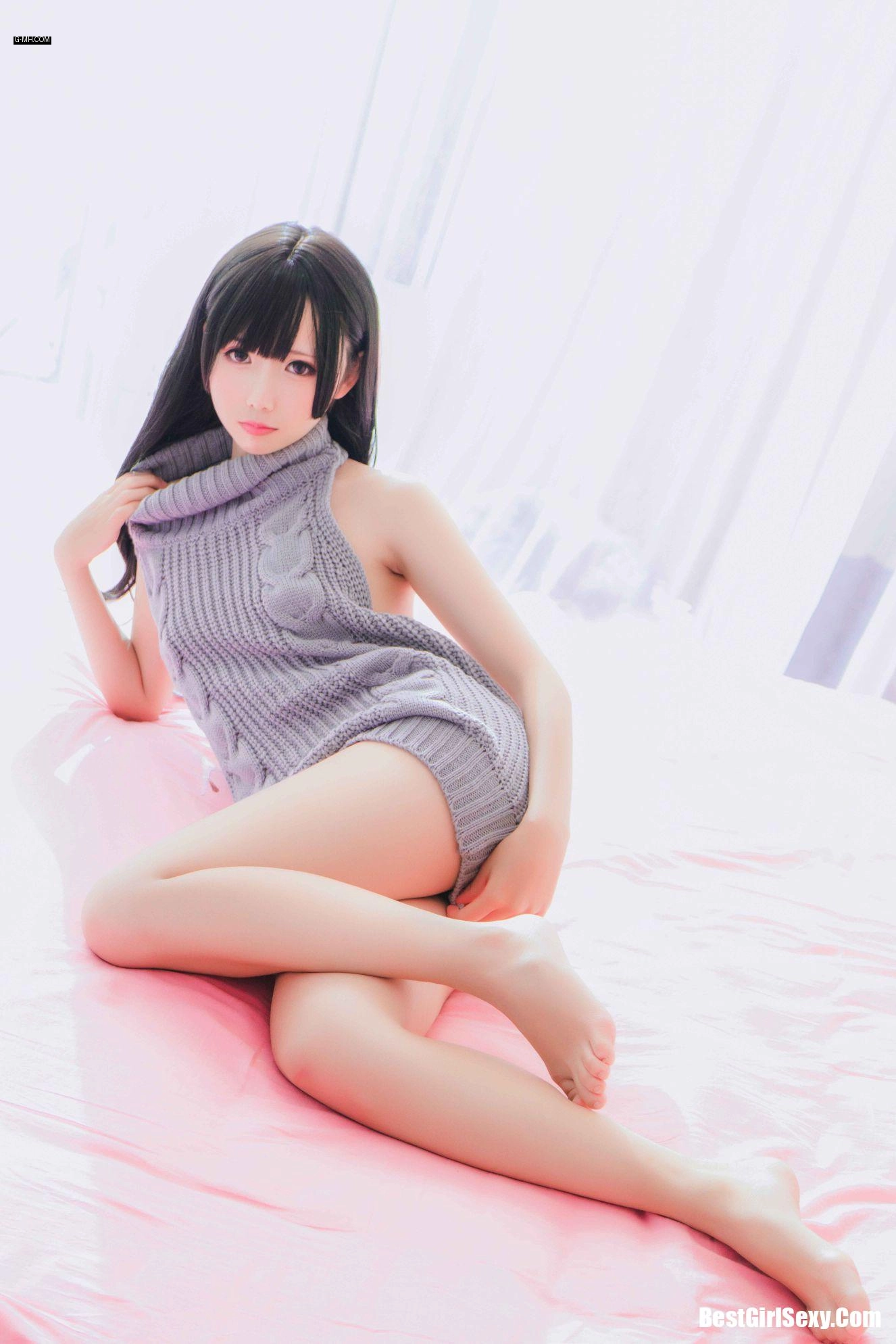 面饼仙儿 NO.006 Halter sweater - 第 20 张高清写真大赏