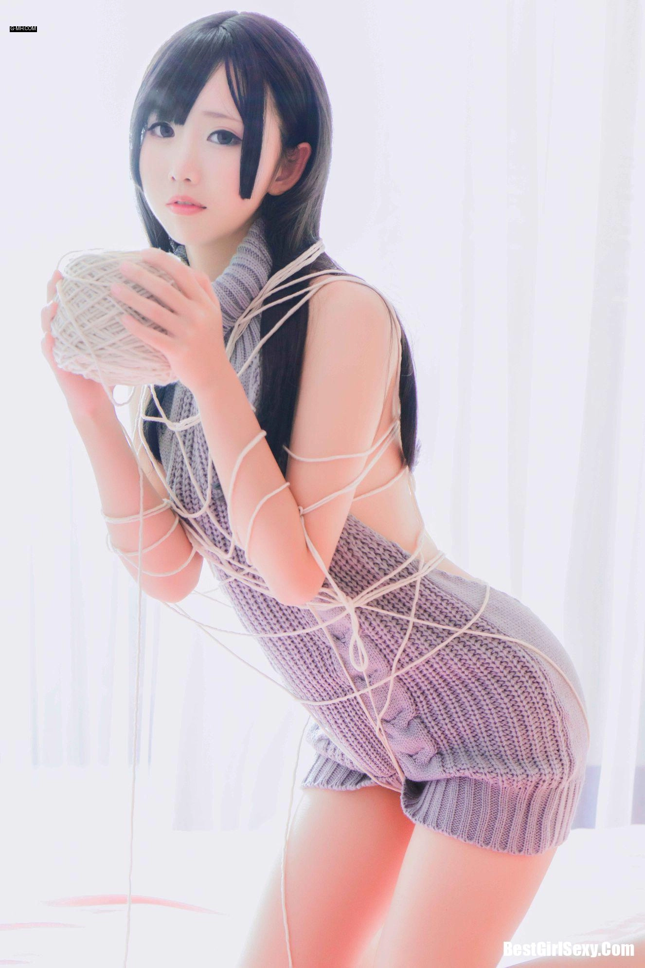 面饼仙儿 NO.006 Halter sweater - 第 22 张高清写真大赏