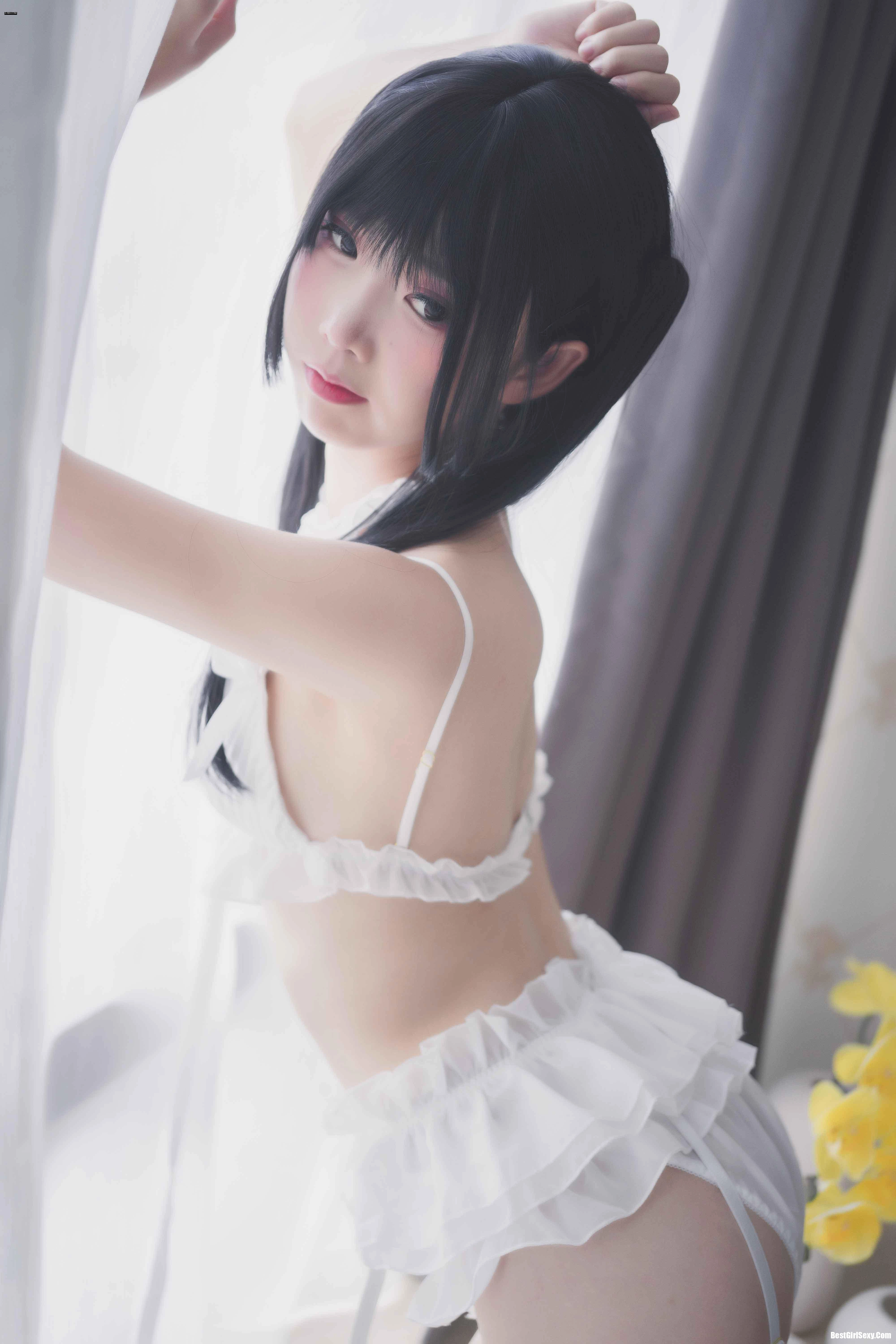 面饼仙儿 NO.015 The girl in the head white underwear - 第 13 张高清写真大赏