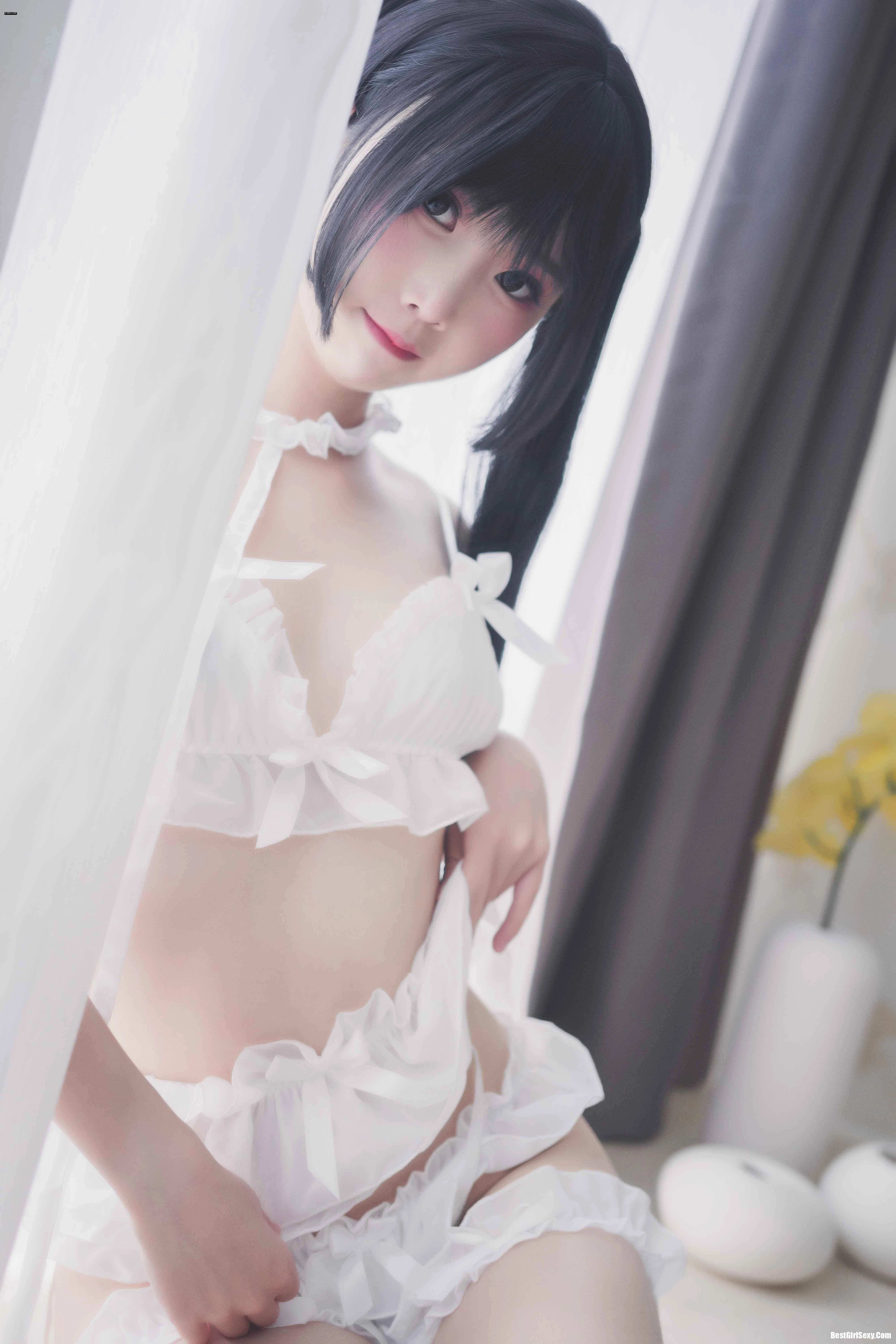 面饼仙儿 NO.015 The girl in the head white underwear - 第 16 张高清写真大赏