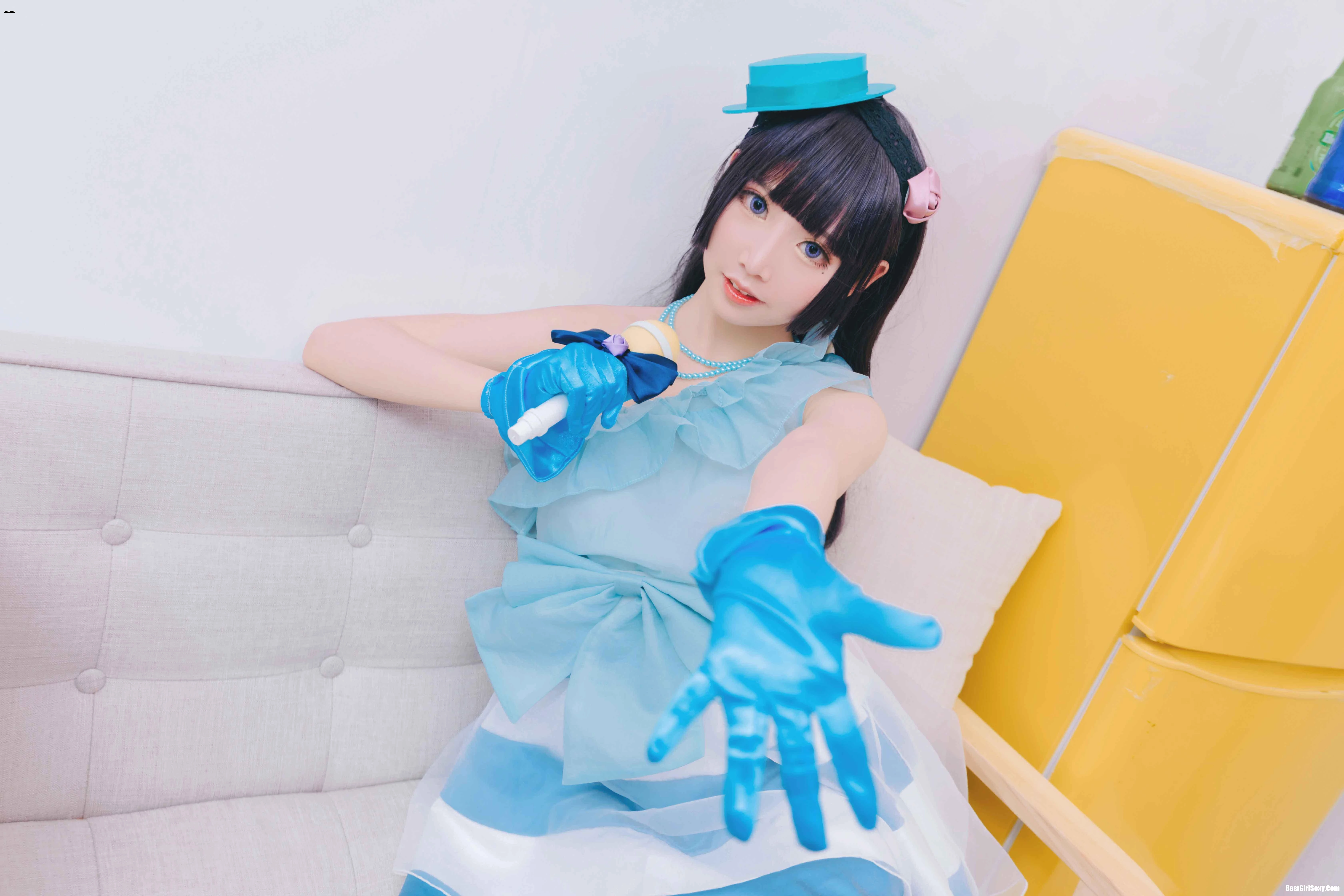 面饼仙儿 NO.026 Black cat playing song suit - 第 2 张高清写真大赏