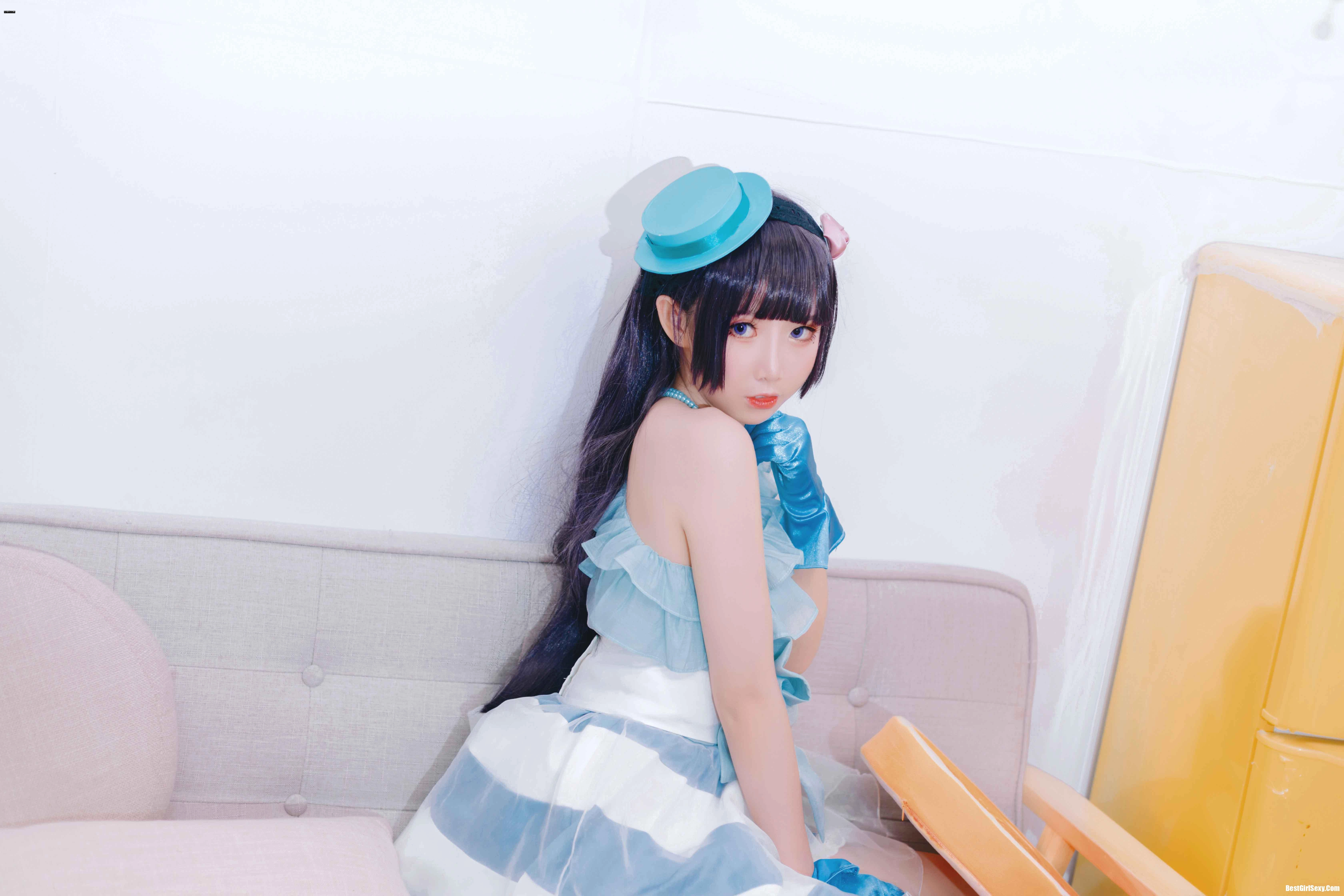 面饼仙儿 NO.026 Black cat playing song suit - 第 3 张高清写真大赏