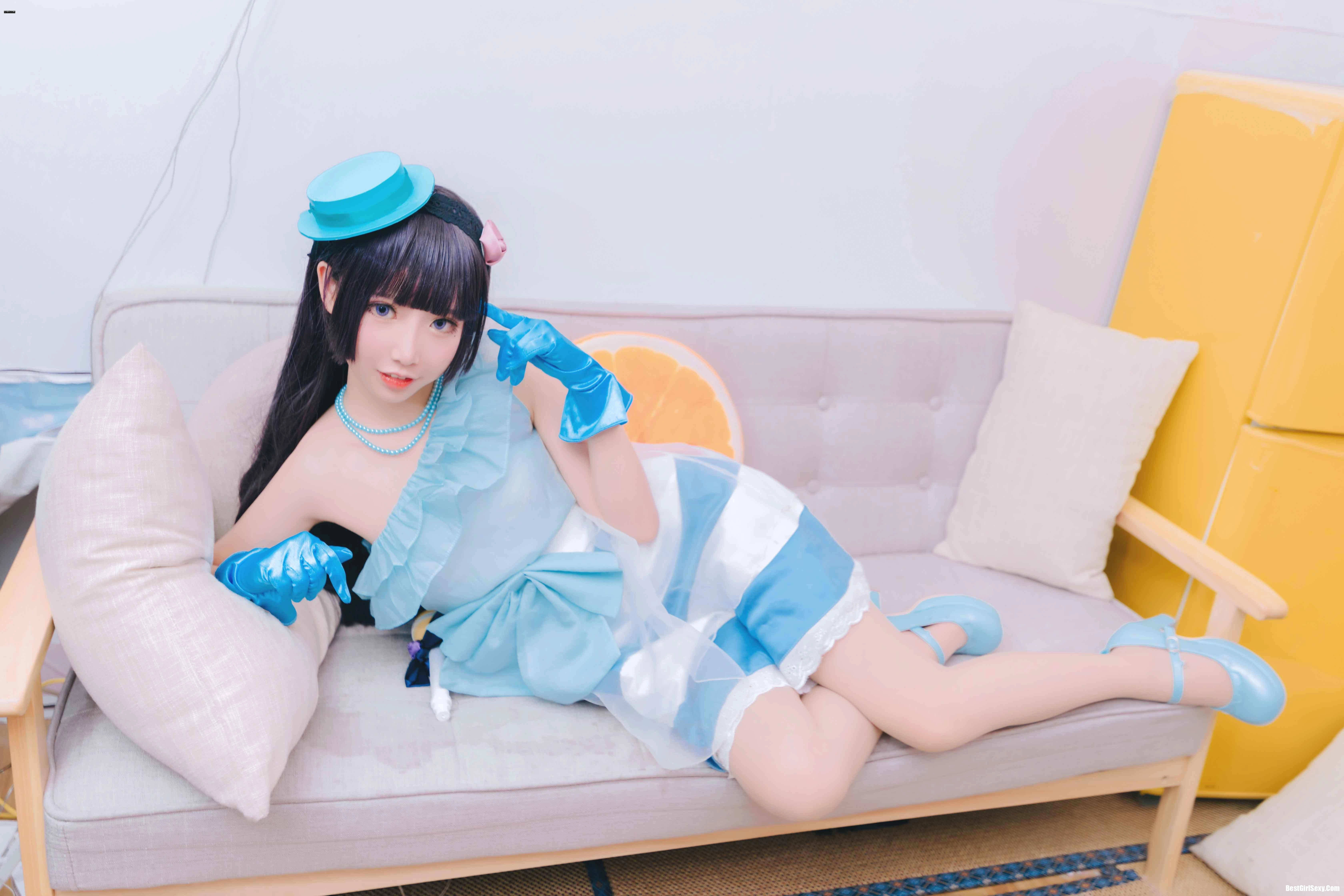 面饼仙儿 NO.026 Black cat playing song suit - 第 4 张高清写真大赏