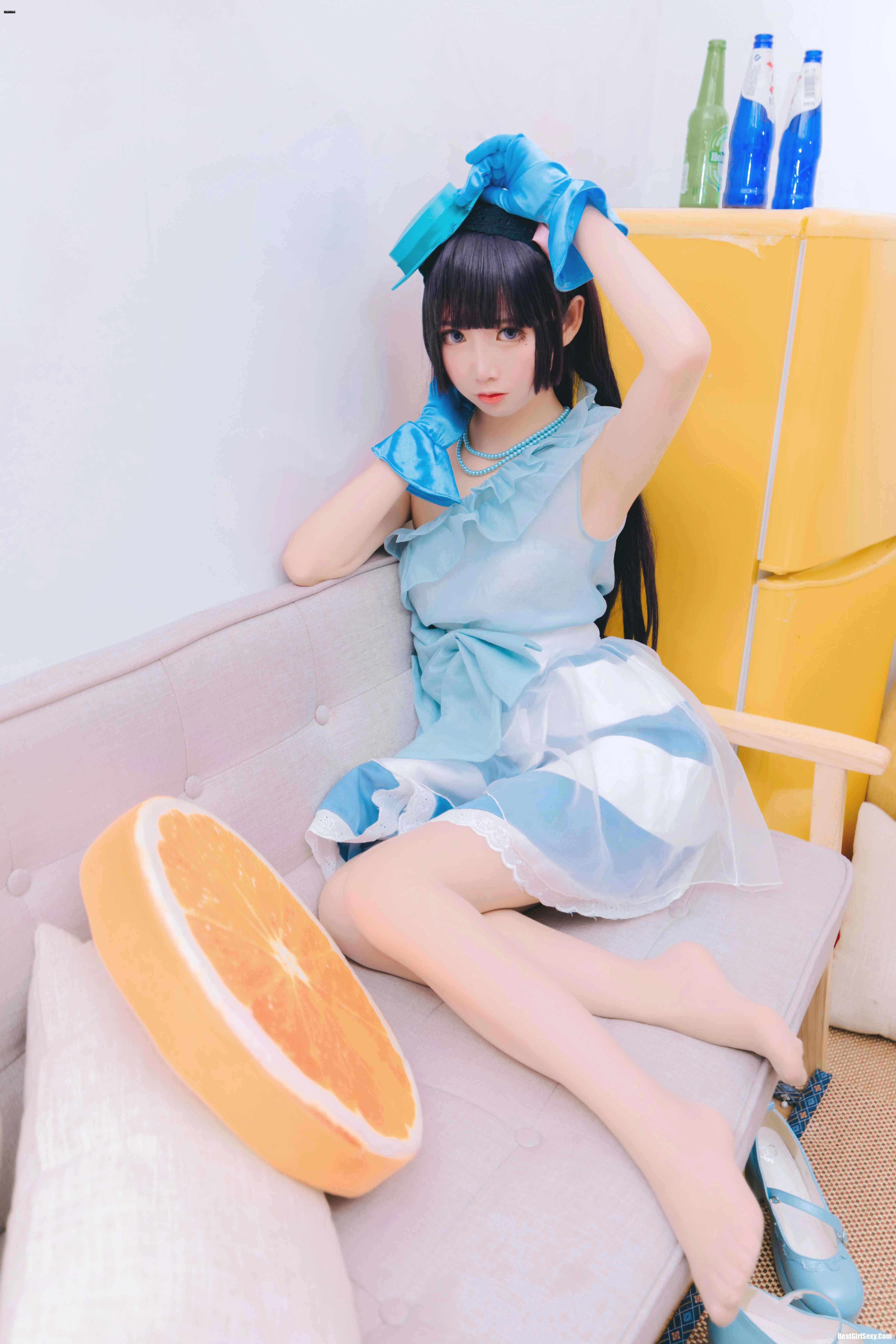 面饼仙儿 NO.026 Black cat playing song suit - 第 5 张高清写真大赏