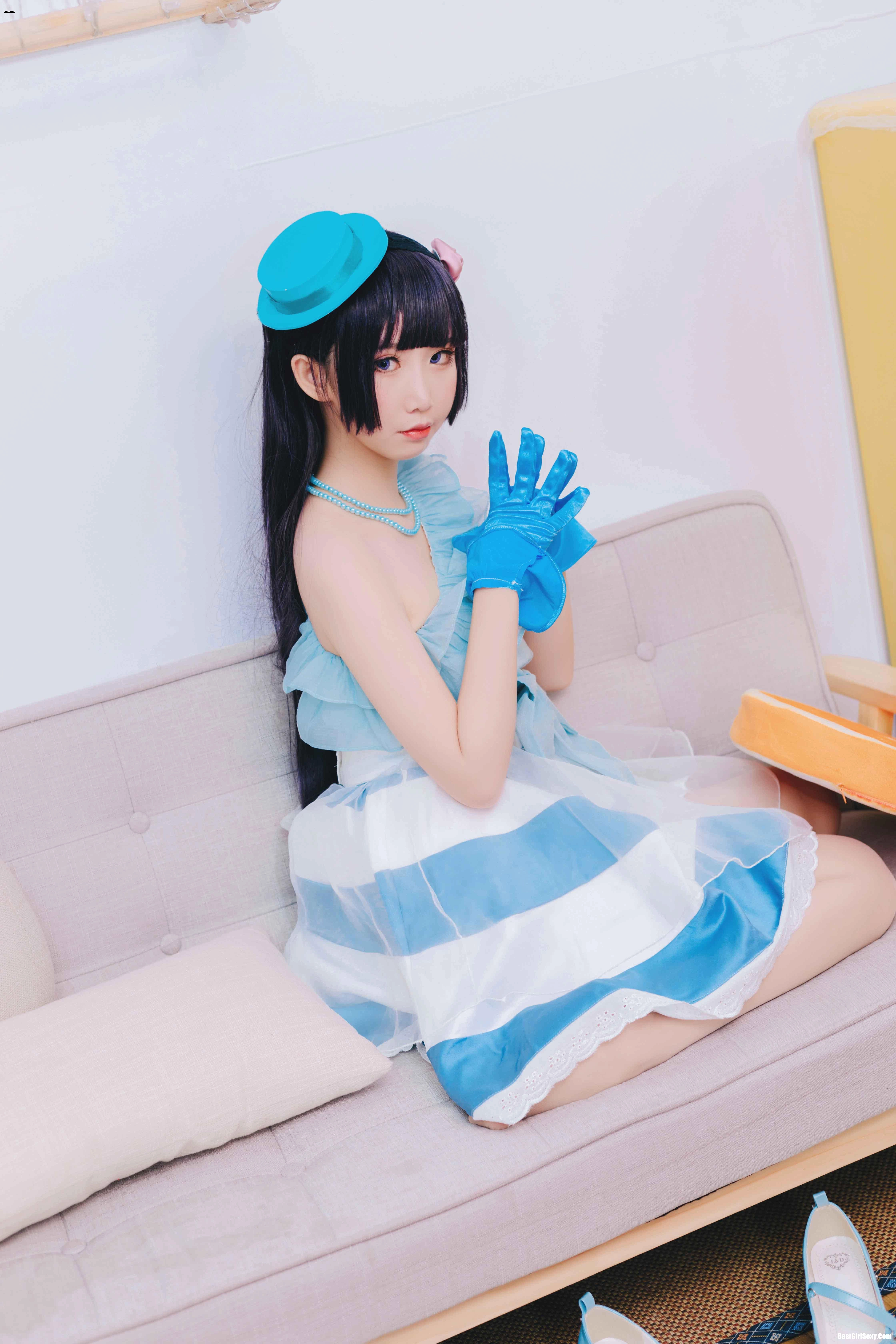 面饼仙儿 NO.026 Black cat playing song suit - 第 6 张高清写真大赏