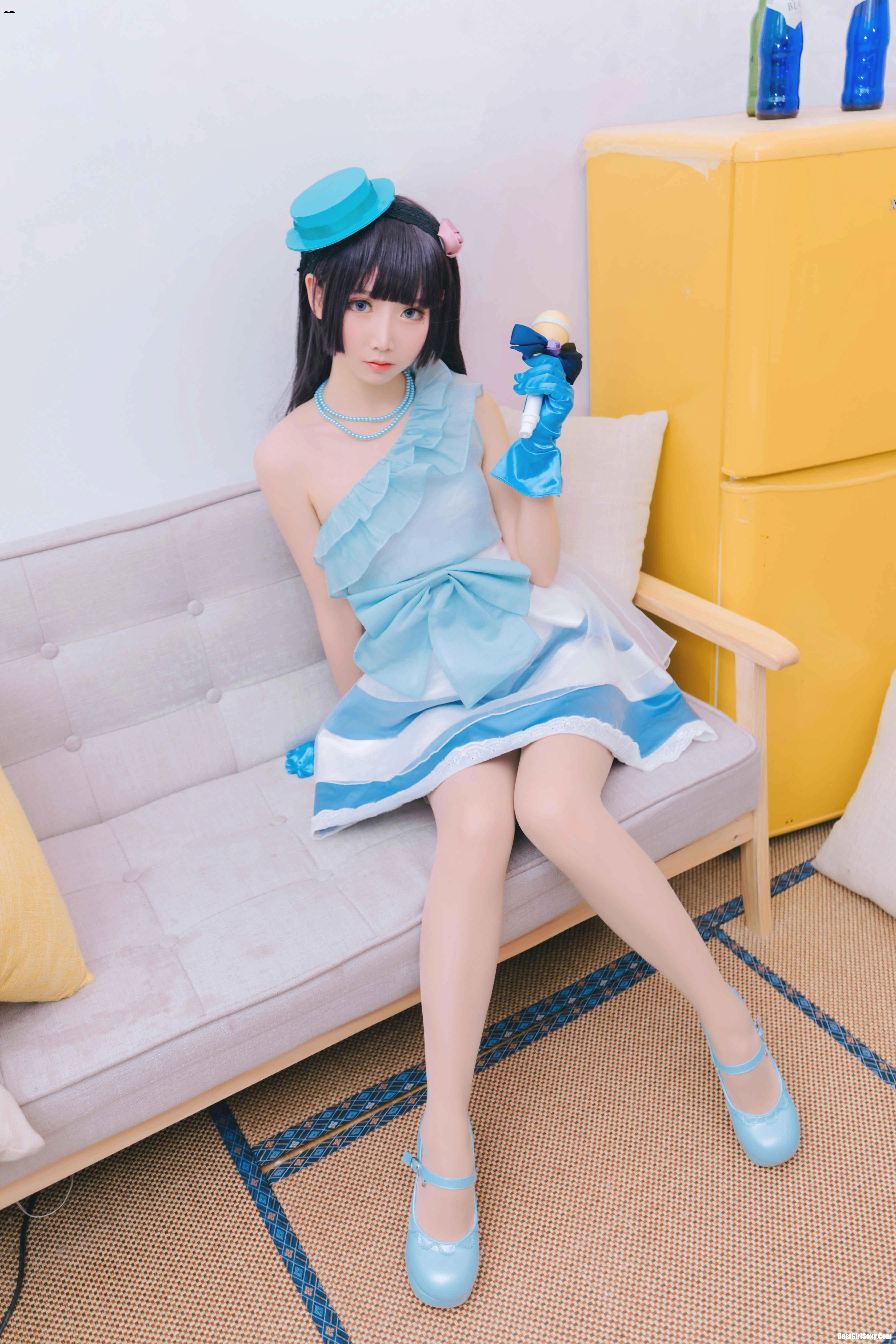 面饼仙儿 NO.026 Black cat playing song suit - 第 8 张高清写真大赏