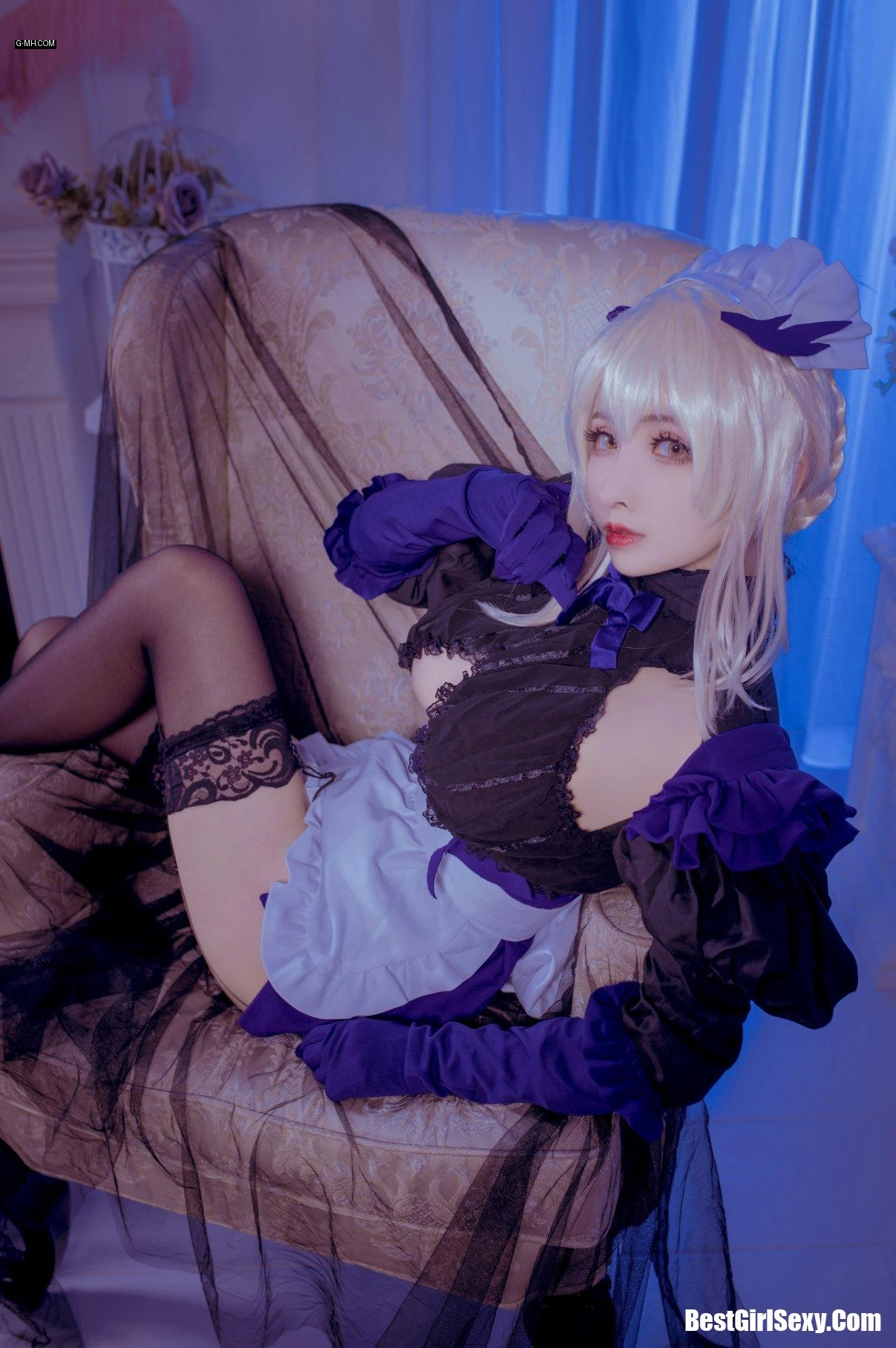 rioko凉凉子 Vol.022 黑枪呆女仆 - 第 4 张高清写真大赏