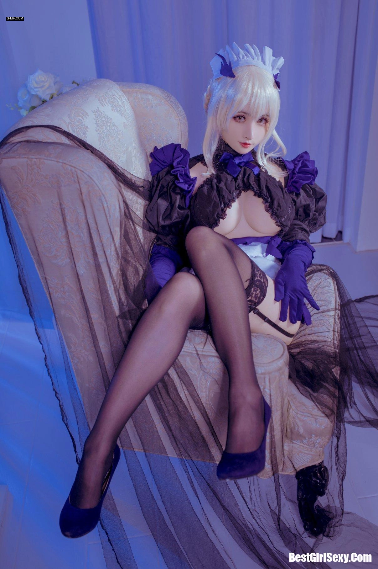 rioko凉凉子 Vol.022 黑枪呆女仆 - 第 6 张高清写真大赏
