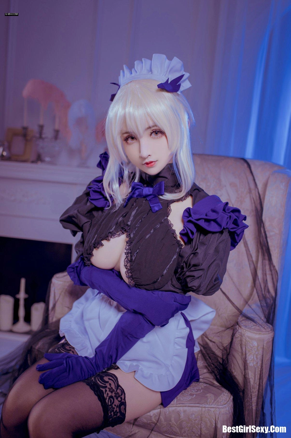 rioko凉凉子 Vol.022 黑枪呆女仆 - 第 22 张高清写真大赏