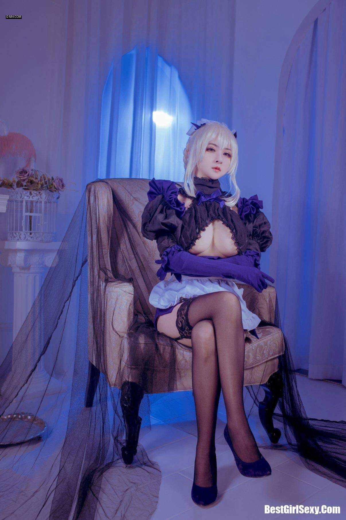 rioko凉凉子 Vol.022 黑枪呆女仆 - 第 27 张高清写真大赏