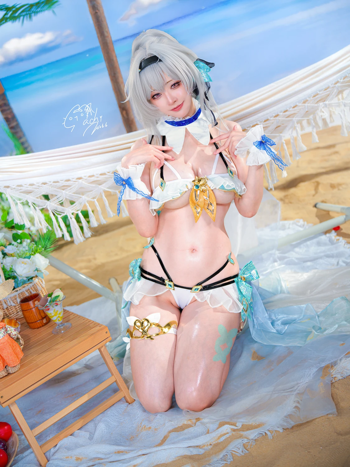Machi馬吉 – 崩壞 星穹鐵道 流螢泳裝 Firefly Bikini