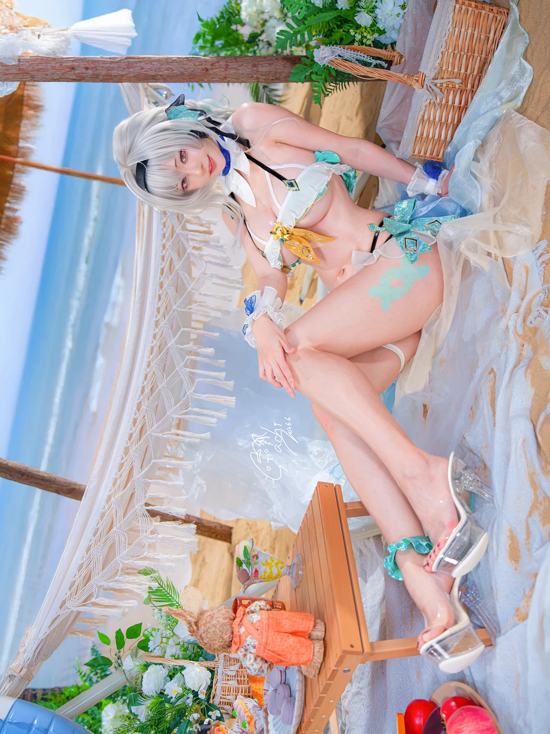 Machi馬吉 – 崩壞 星穹鐵道 流螢泳裝 Firefly Bikini - 第 12 张