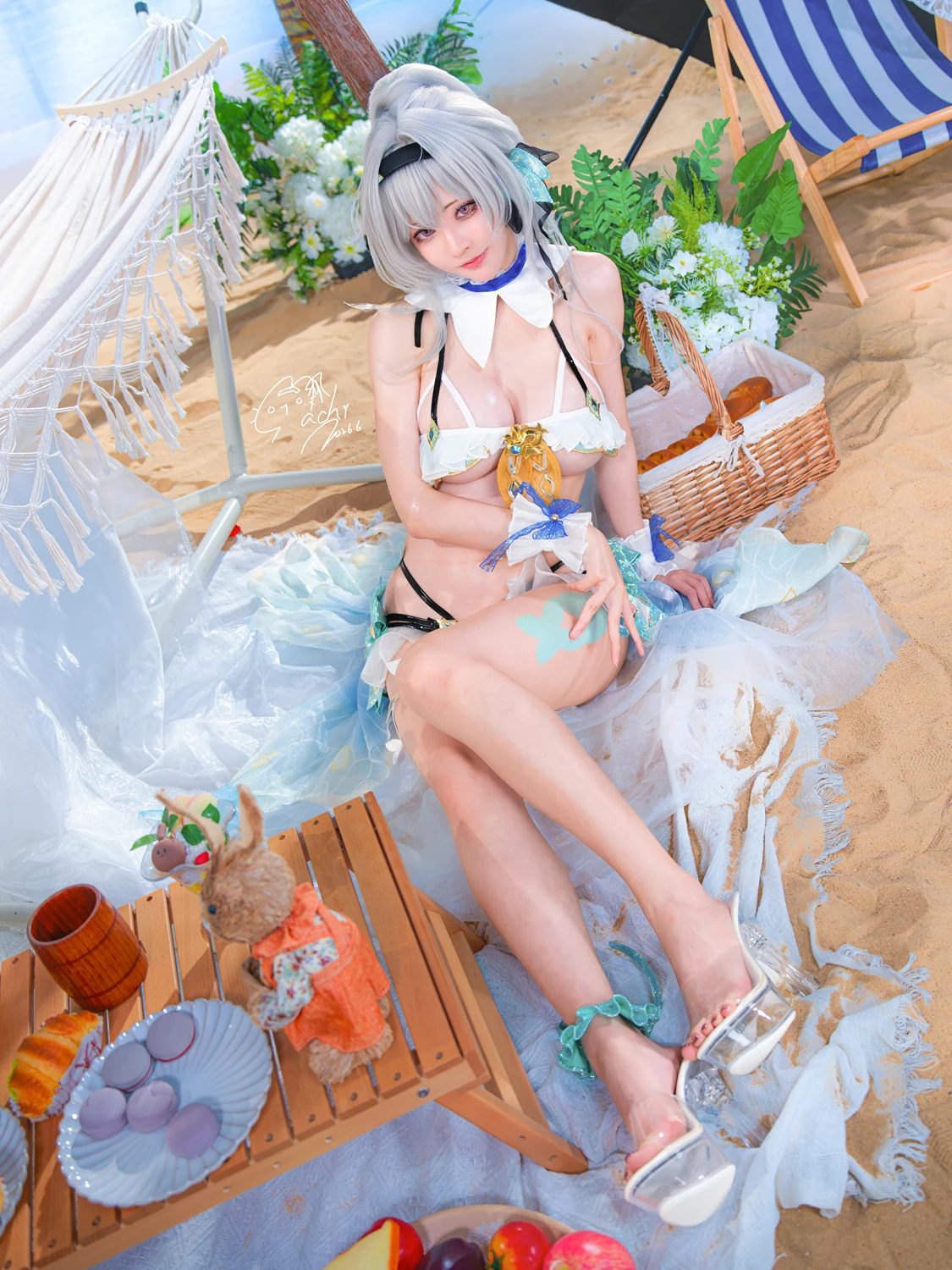 Machi馬吉 – 崩壞 星穹鐵道 流螢泳裝 Firefly Bikini - 第 13 张