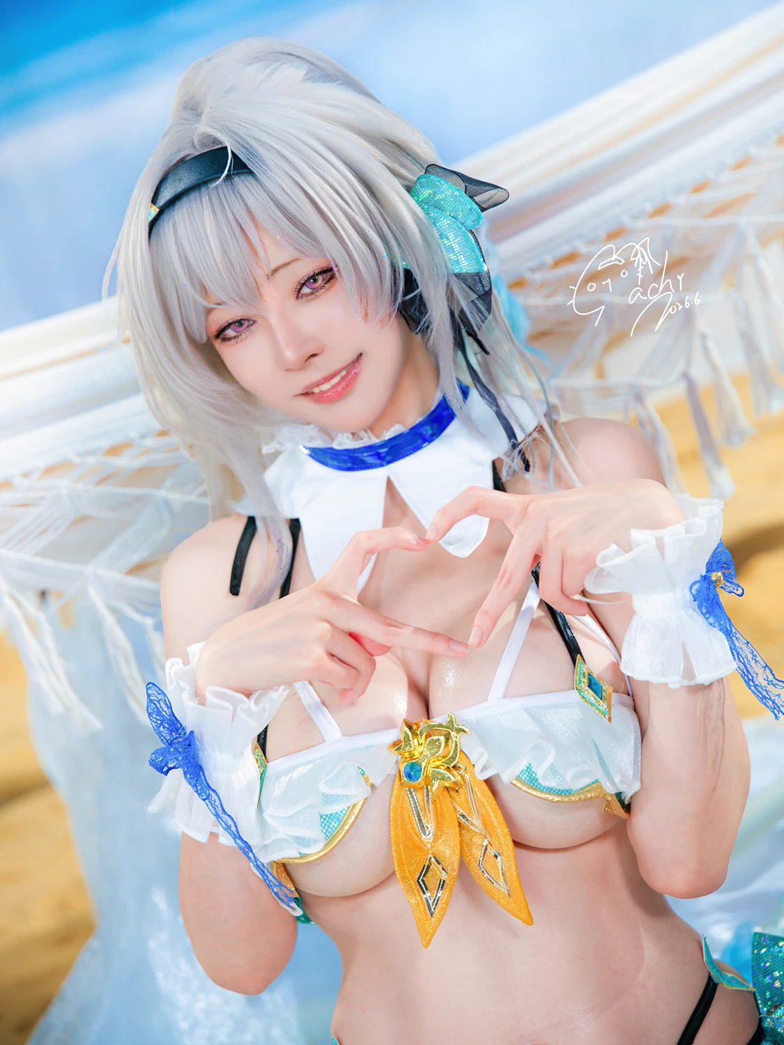 Machi馬吉 – 崩壞 星穹鐵道 流螢泳裝 Firefly Bikini - 第 19 张