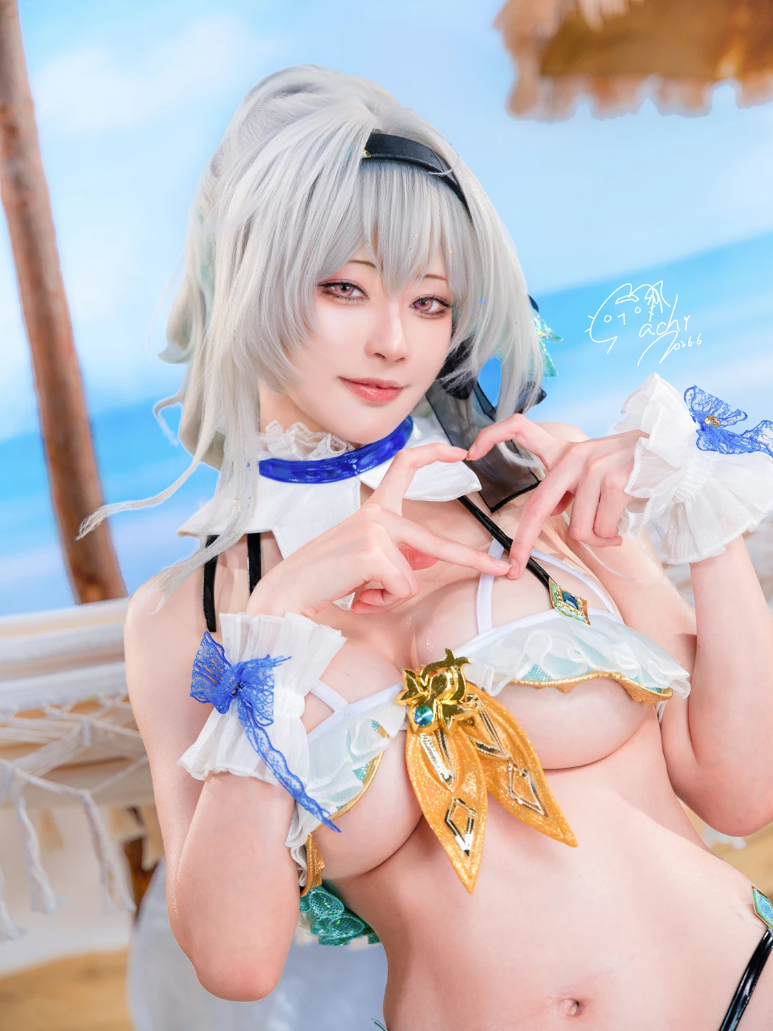Machi馬吉 – 崩壞 星穹鐵道 流螢泳裝 Firefly Bikini - 第 27 张