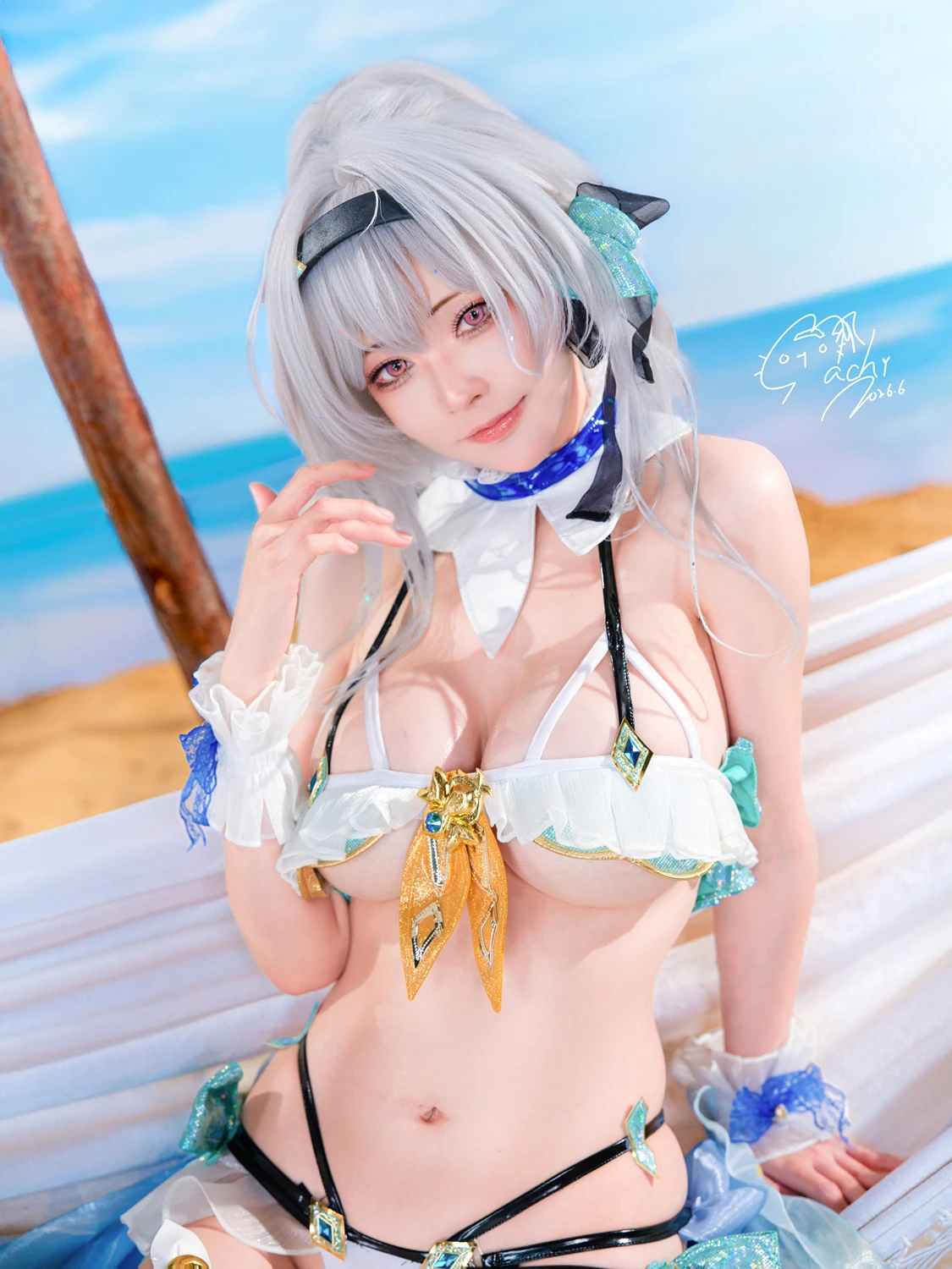 Machi馬吉 – 崩壞 星穹鐵道 流螢泳裝 Firefly Bikini - 第 33 张