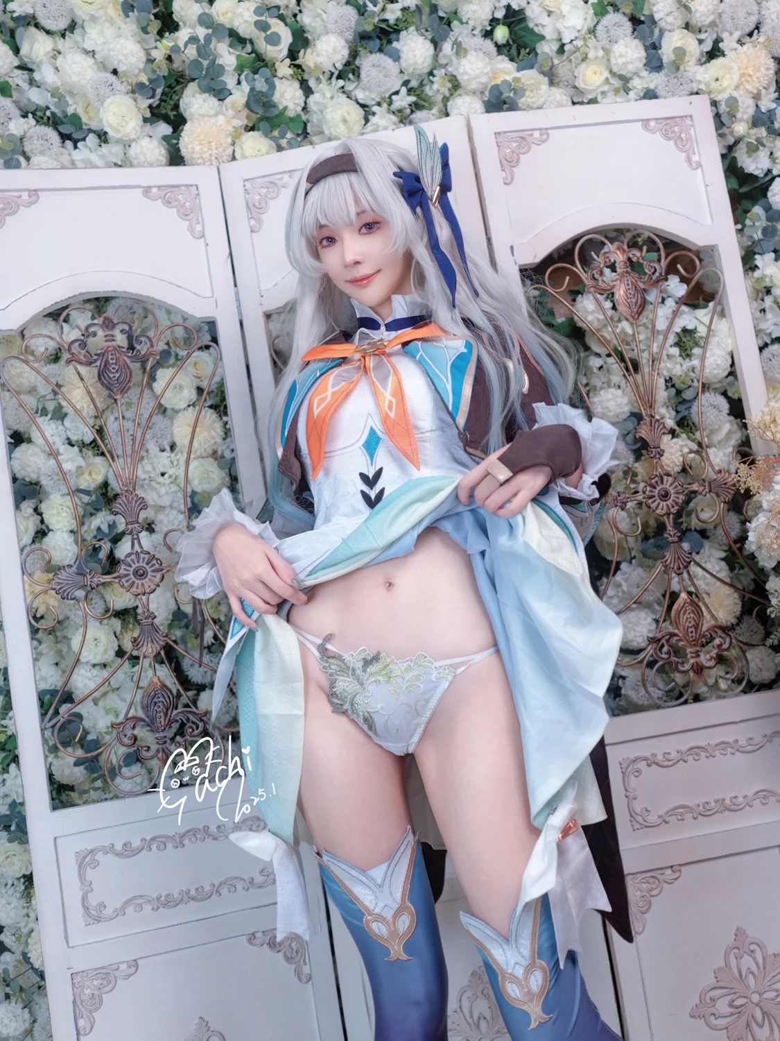 Machi馬吉 – 崩壞 星穹鐵道 流螢泳裝 Firefly Bikini - 第 57 张