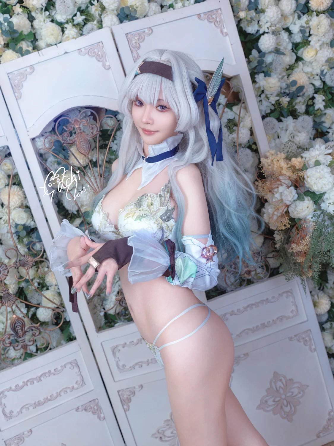 Machi馬吉 – 崩壞 星穹鐵道 流螢泳裝 Firefly Bikini - 第 65 张