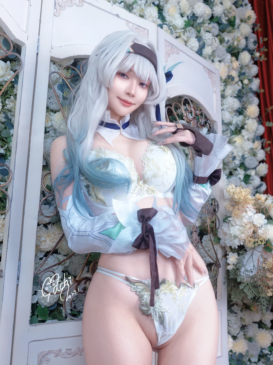 Machi馬吉 – 崩壞 星穹鐵道 流螢泳裝 Firefly Bikini - 第 69 张