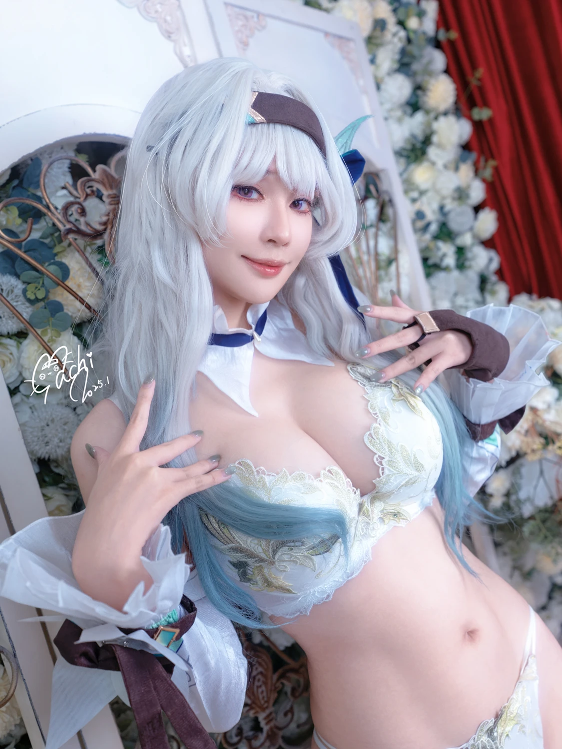 Machi馬吉 – 崩壞 星穹鐵道 流螢泳裝 Firefly Bikini - 第 71 张
