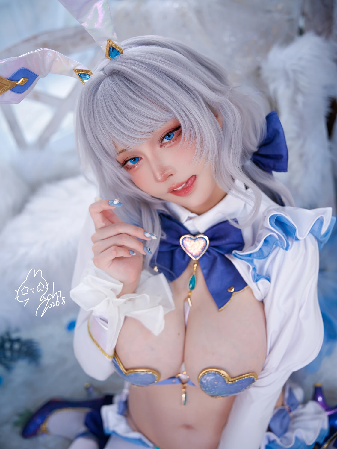 Machi馬吉 – 崩壞 星穹鐵道 流螢泳裝 Firefly Bikini - 第 74 张