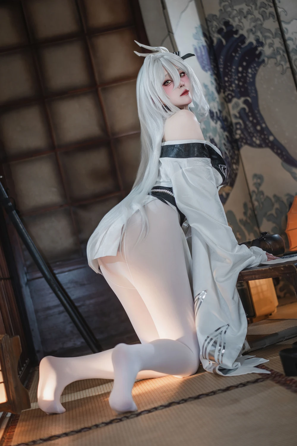 Natsuko夏夏子 – 碧蓝航线 白凤 和服 - 第 12 张