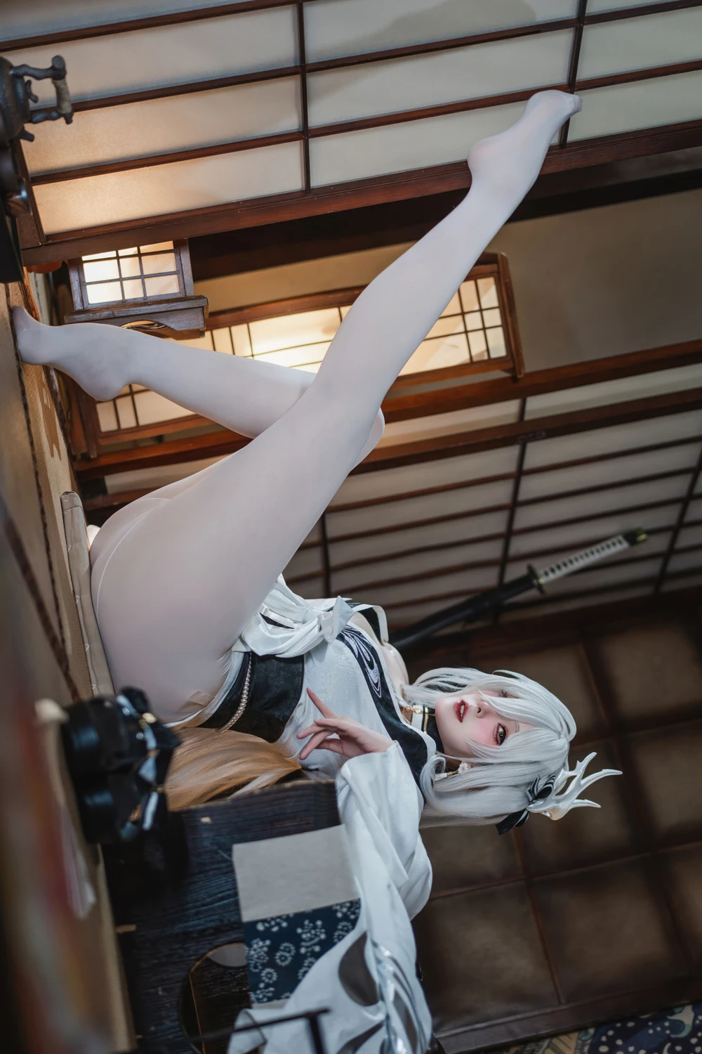Natsuko夏夏子 – 碧蓝航线 白凤 和服 - 第 32 张