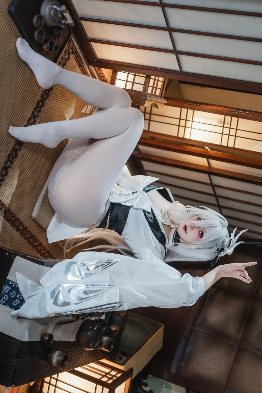 Natsuko夏夏子 – 碧蓝航线 白凤 和服 - 第 34 张