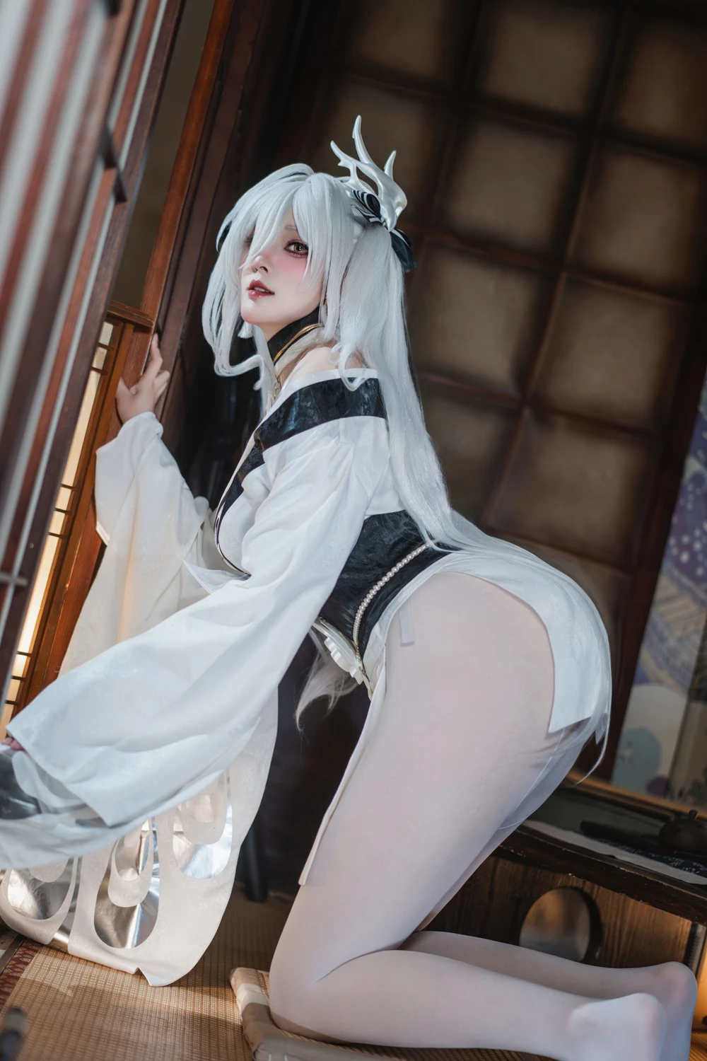 Natsuko夏夏子 – 碧蓝航线 白凤 和服 - 第 38 张