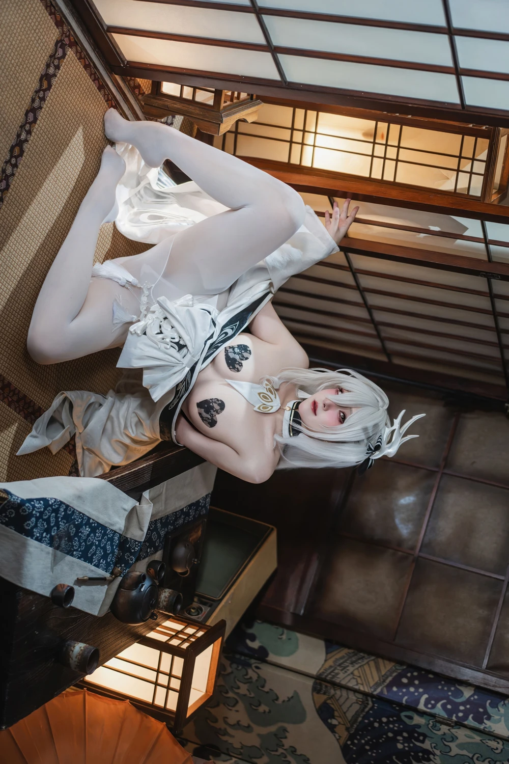 Natsuko夏夏子 – 碧蓝航线 白凤 和服 - 第 55 张