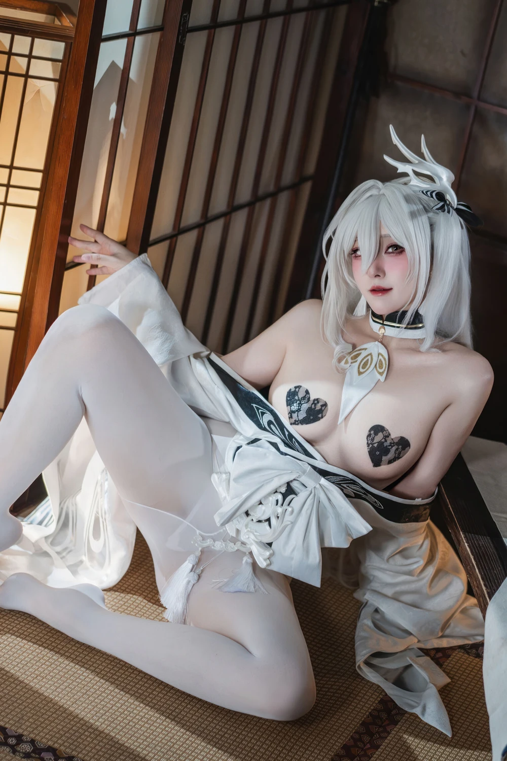 Natsuko夏夏子 – 碧蓝航线 白凤 和服 - 第 56 张