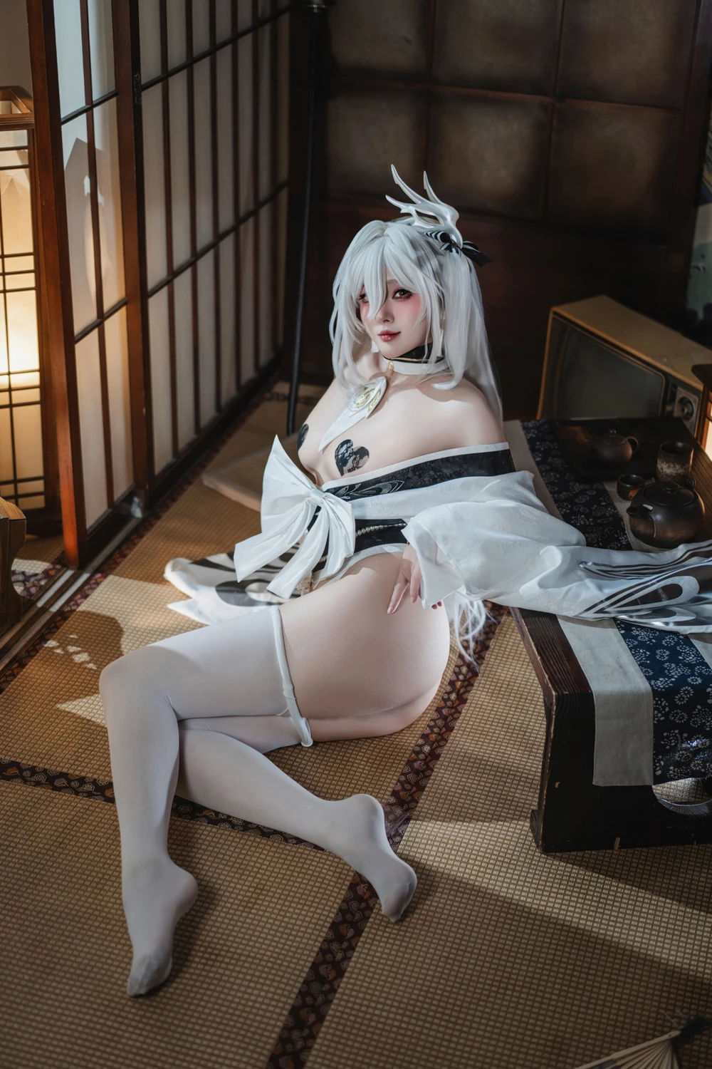 Natsuko夏夏子 – 碧蓝航线 白凤 和服 - 第 62 张
