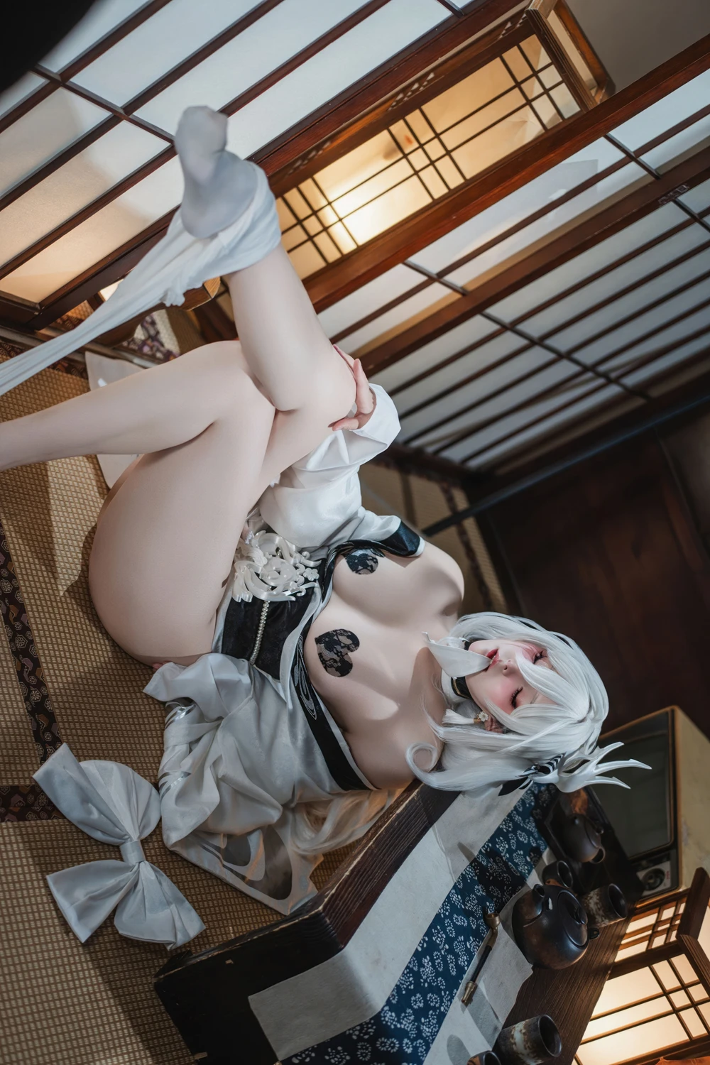 Natsuko夏夏子 – 碧蓝航线 白凤 和服 - 第 75 张