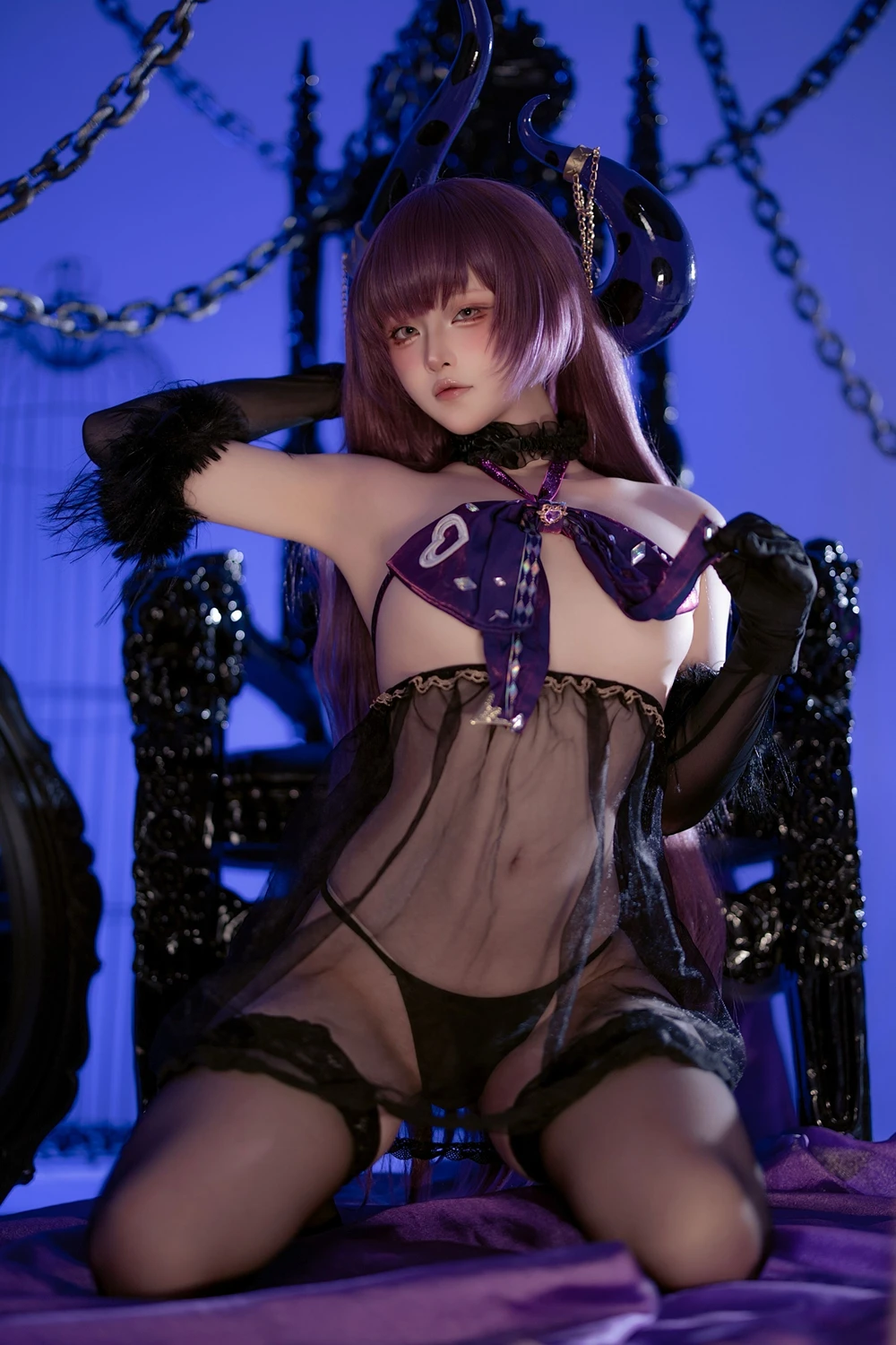 屿鱼 – 碧蓝航线 安妮女王 隐秘之拥的呼唤 - 第 38 张