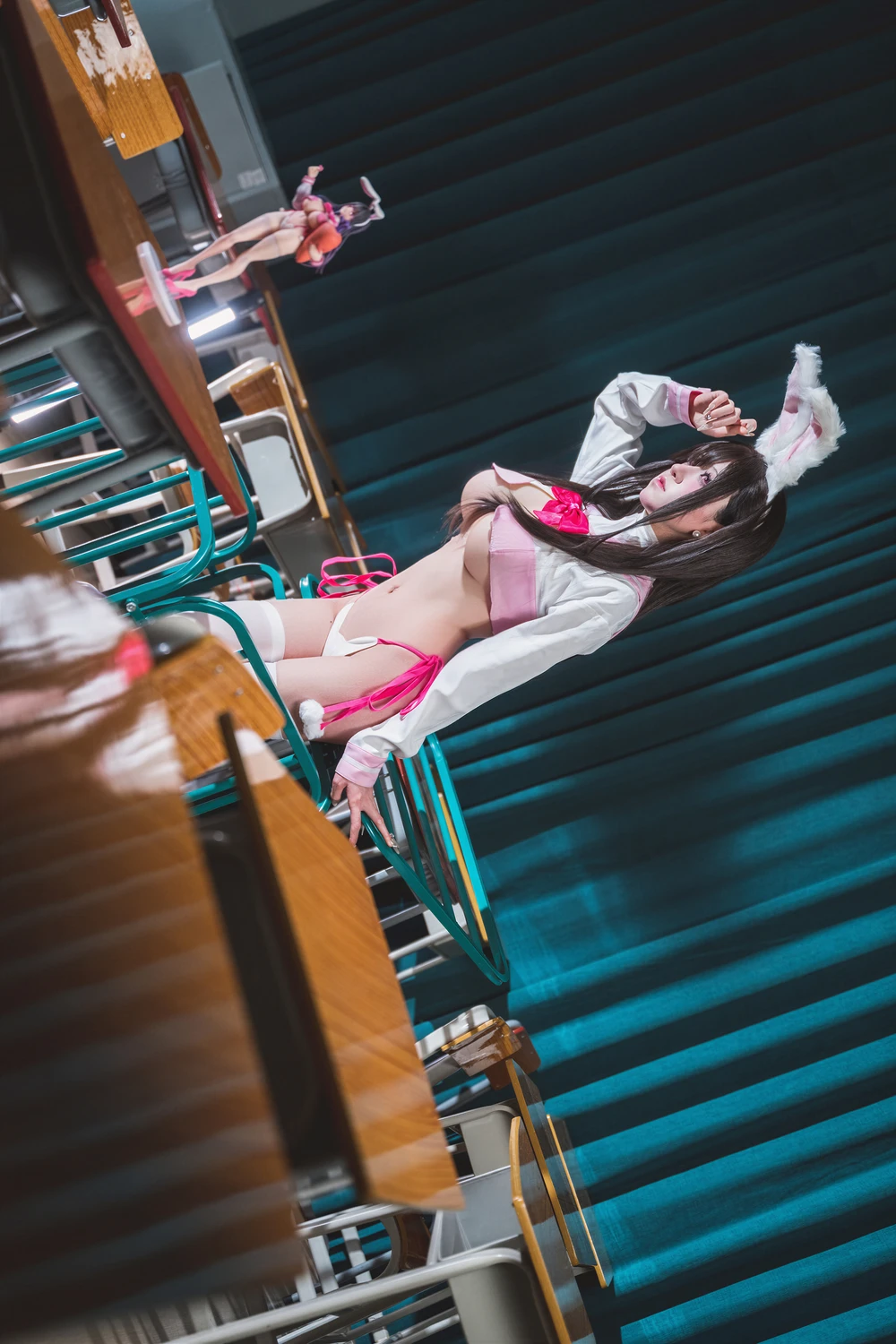 双木扶苏 – 蔚蓝档案 卯之樱 JK兔女郎 - 第 25 张