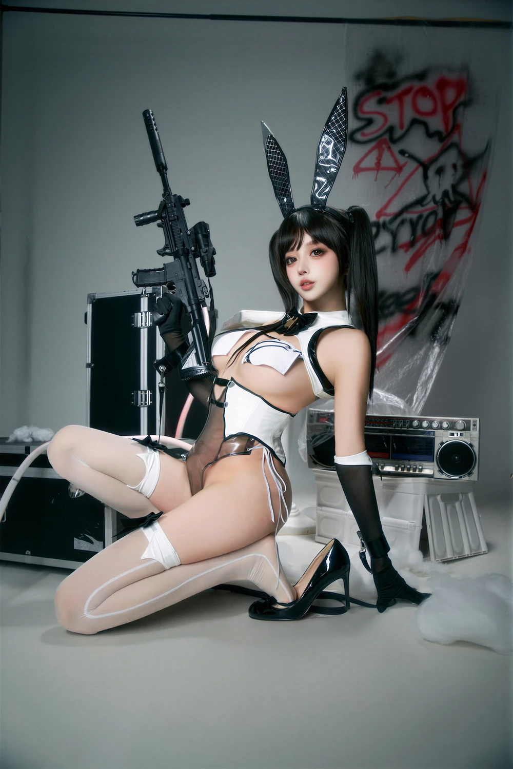 过期米线线喵 – Nikke胜利女神 贝伊闪耀兔女郎 - 第 23 张